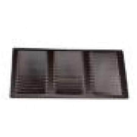 FOV168BRG Brown Soffit Vent44; 8 x 16 in.